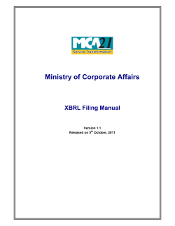 Filing Manual