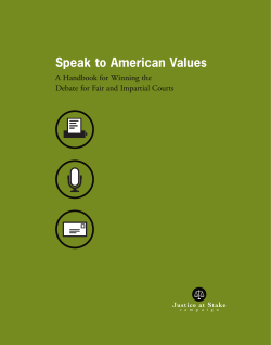 Speak to American Values