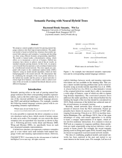 Semantic Parsing with Neural Hybrid Trees