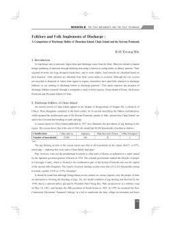 Folklore and Folk Implements of Discharge :