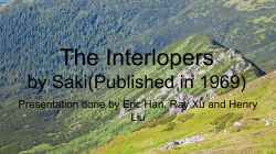 The Interlopers - Thought