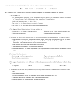 HANDOUT MASTER 1-6: TESTWISENESS SCALE