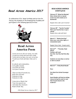 Read Across America Poem - Interboro School District