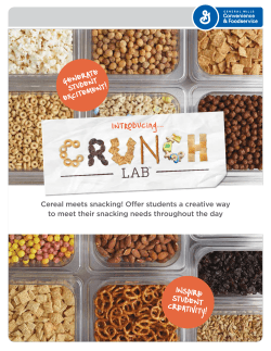 Operator Guide - General Mills Foodservice