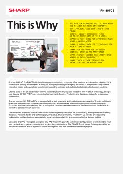 PN-80TC3 - PN80TC3 - LCD Monitor Big Pad