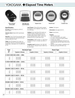 Elapsed Time Meters