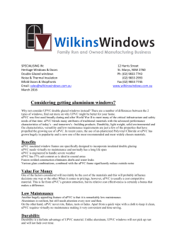 Read about the Benefits of uPVC Windows over Aluminium