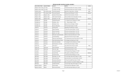 Anticipated PRFSD Delivery Stops by District