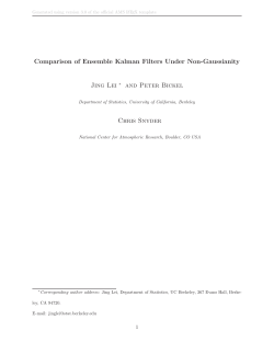 Comparison of Ensemble Kalman Filters Under Non