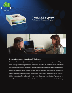 The LIFE System - Quantum Life Apps