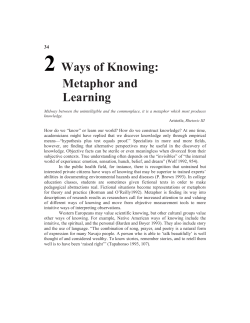 34 Metaphor and Learning