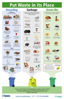 Put Waste in its Place