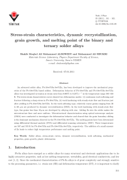 Stress-strain characteristics, dynamic