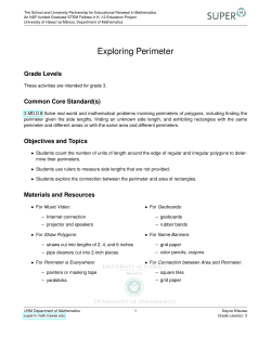 Exploring Perimeter - SUPER-M