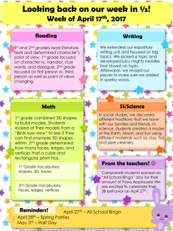 Newsletter 4.17.17 - Campanelli Elementary School