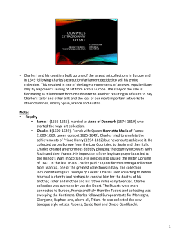 Cromwell`s Extraordinary Art Sale or How the Royal Collection was