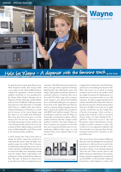 Helix by Wayne &ndash; A dispenser with the feminine touchby Nick Needs