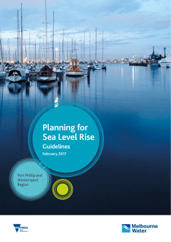 Planning for Sea Level Rise