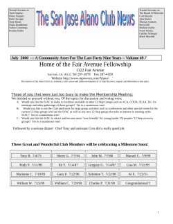 Jul - The Alano Club of San Jose