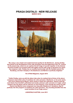 praga digitals - new release