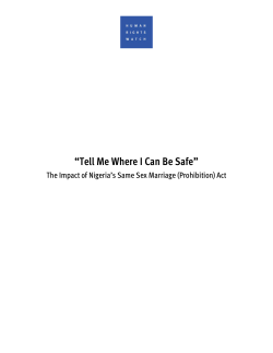 Tell Me Where I Can Be Safe