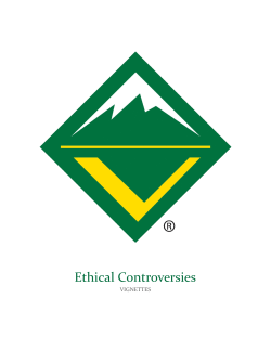 Ethical Controversies: Vignettes