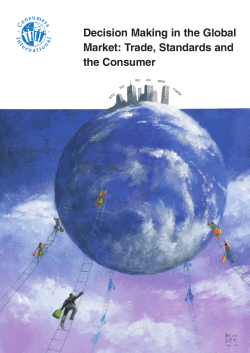 Decision Making in the Global Market