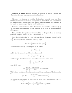 Solution to bonus problem 1