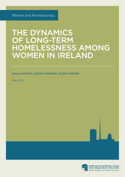 the dynamics of long-term homelessness among women