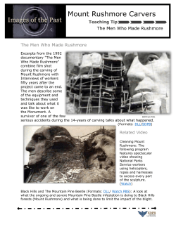 Mount Rushmore Carvers