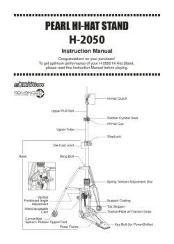 h-2050 pearl hi-hat stand