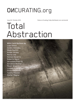 Print Issue - ONCURATING