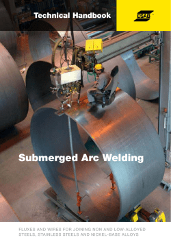 Submerged Arc Welding