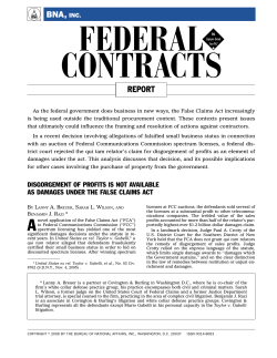Disgorgement of Profits is Not Available as Damages Under the