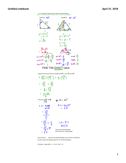 FIND THE EXACT value