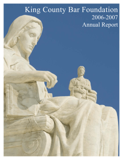 Annual Report.indd.indd - King County Bar Foundation