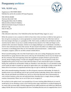 Humility - Pasquaney