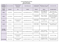 Move on When Ready High School Coordinators Contacts