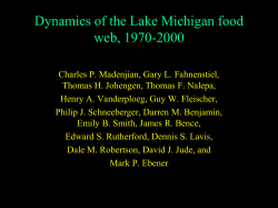 Dynamics of the Lake Michigan food web, 1970-2000