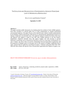 THE ORGANIZATION AND BEHAVIOR OF BUREAUCRACY: THE