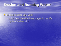 Erosion and Life Cycle of a River File
