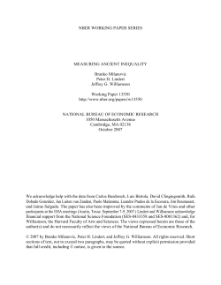 Measuring Ancient Inequality