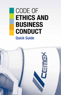 Code of Ethics highlights