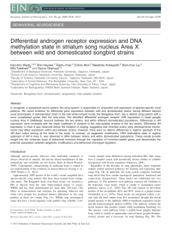 Differential androgen receptor expression and DNA methylation
