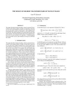 The design of approximate Hilbert transform pairs of wavelet bases