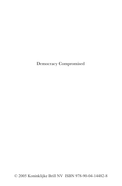 Democracy Compromised