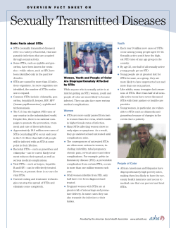 Sexually Transmitted Diseases - American Sexual Health Association