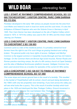 14 mile interesting facts.indd - Caerphilly County Borough Council