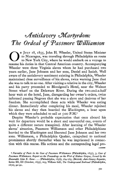 The Ordeal of cPasstnore Williamson