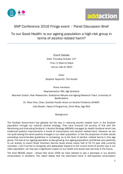 is our ageing population a high-risk group in te